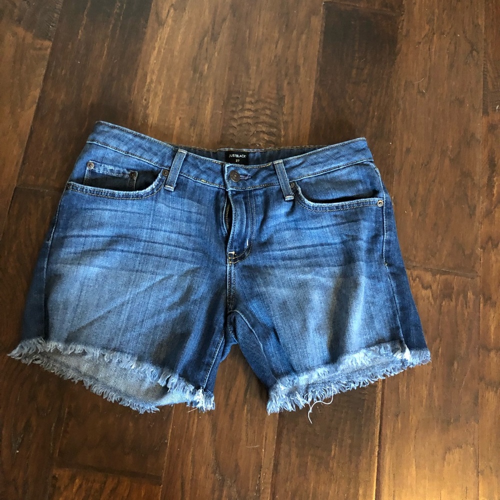 Just Black Denim shorts , size 27